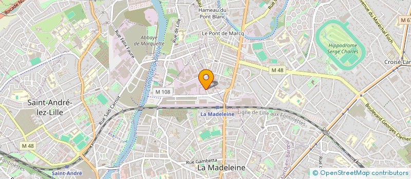 localisation de l'entreprise MONSIEUR DHOIMIRDINE BACAR à LA MADELEINE