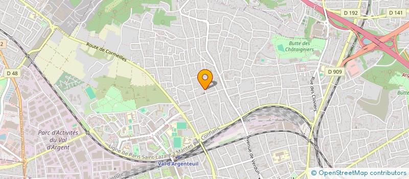 localisation de l'entreprise MONSIEUR DHONT WEISS WEISS  ARGENTEUIL