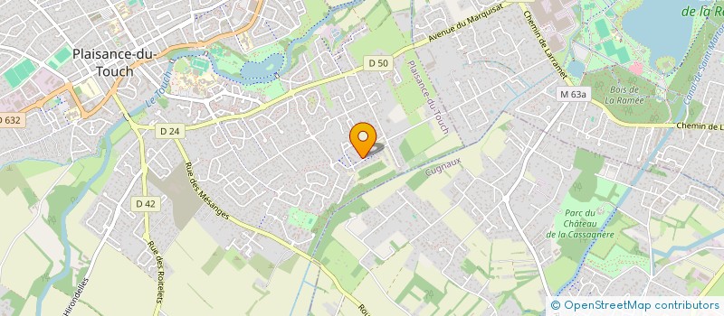 localisation de l'entreprise MONSIEUR DHOULFIKAR M'KADARA  PLAISANCE-DU-TOUCH