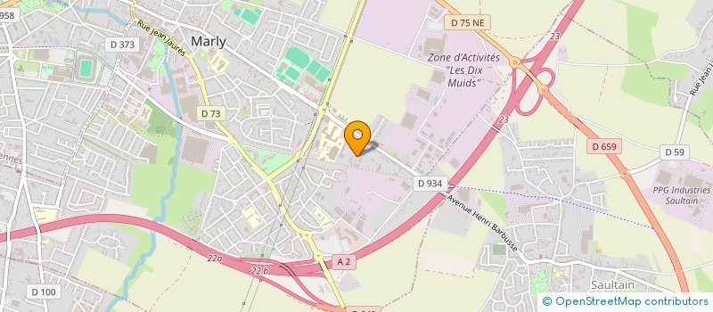 localisation de l'entreprise MONSIEUR DHULFIQAR MOHAMMED  MARLY