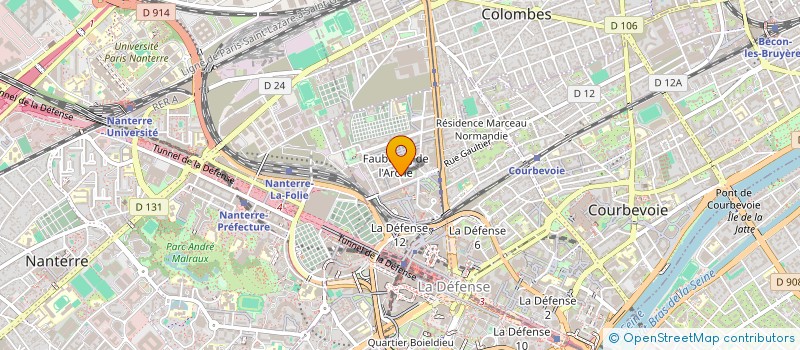 localisation de l'entreprise MONSIEUR DI XIONG à COURBEVOIE