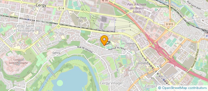 localisation de l'entreprise MONSIEUR DIA DIANGANI  CERGY