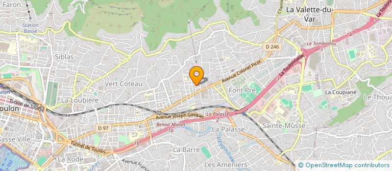 localisation de l'entreprise MONSIEUR DIAA DEAN ANWAR  TOULON