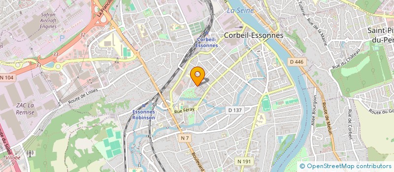 localisation de l'entreprise MONSIEUR DIABE CAMARA à CORBEIL-ESSONNES