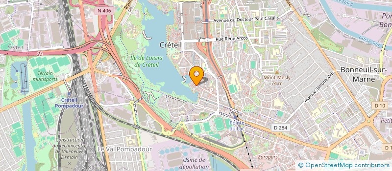 localisation de l'entreprise MONSIEUR DIABE DIOUMERA  CRETEIL