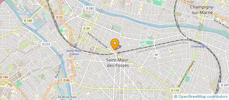 localisation de l'entreprise MONSIEUR DIABY BAKARY  SAINT-MAUR-DES-FOSSES