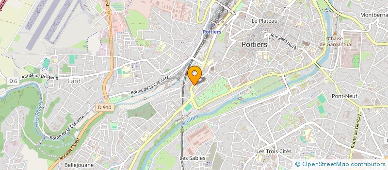 localisation de l'entreprise MONSIEUR DIABY KARAMBA  POITIERS