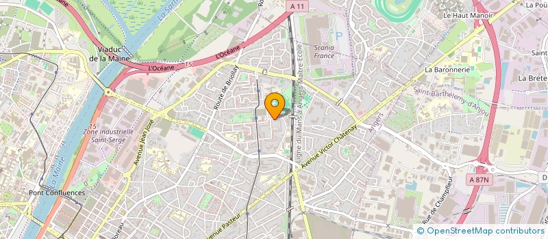 localisation de l'entreprise MONSIEUR DIABY MAMADOU à ANGERS