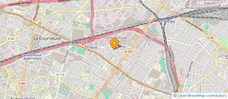 localisation de l'entreprise MONSIEUR DIABY SACKO à LA COURNEUVE