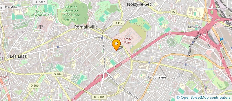 localisation de l'entreprise MONSIEUR DIABY SIBY à ROMAINVILLE