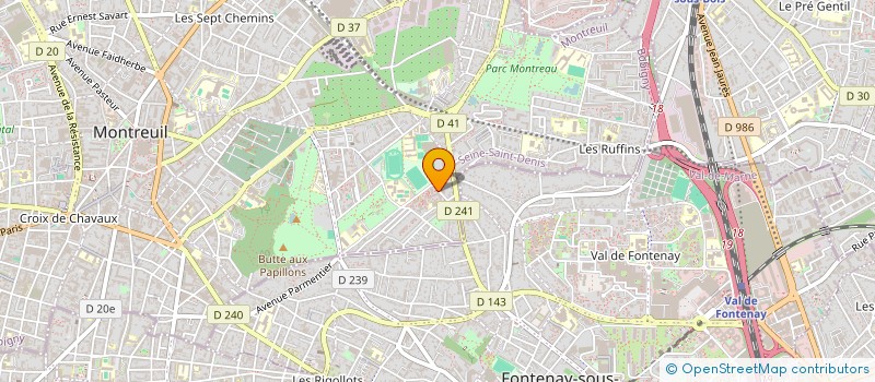 localisation de l'entreprise MONSIEUR DIACKSONE CONSTANT à MONTREUIL