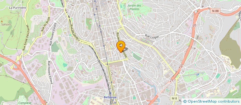 localisation de l'entreprise MONSIEUR DIADJIE DIA  SAINT-ETIENNE