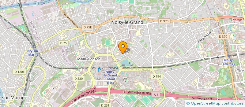 localisation de l'entreprise MONSIEUR DIADY DOUCOURE  NOISY-LE-GRAND