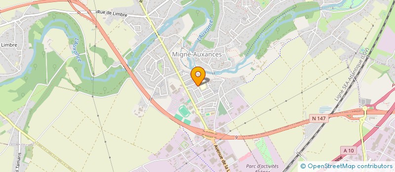 localisation de l'entreprise MONSIEUR DIAEDDINE ALSOBH  MIGNE-AUXANCES