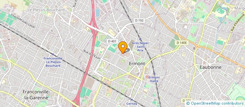 localisation de l'entreprise MONSIEUR DIAFARA CAMARA à ERMONT