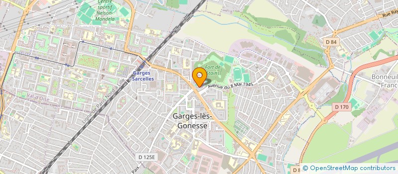 localisation de l'entreprise MONSIEUR DIAKARIOU TRAORE  GARGES LES GONESSE