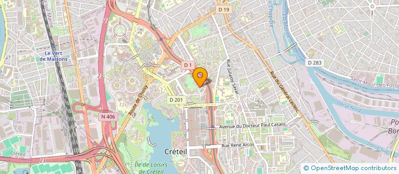 localisation de l'entreprise MONSIEUR DIAKAROU SOKHONA  CRETEIL