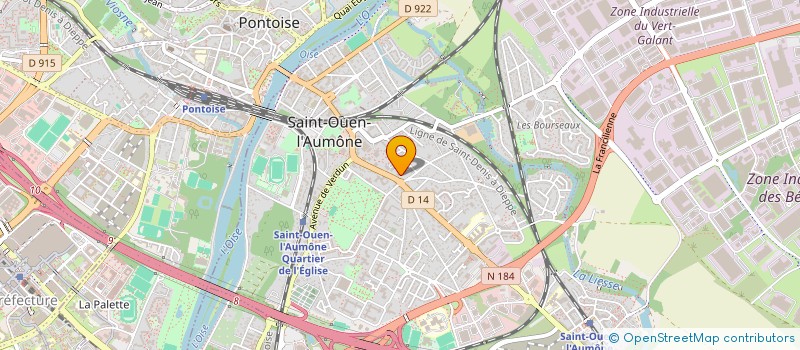 localisation de l'entreprise MONSIEUR DIAKITE BINA à SAINT-OUEN-L'AUMONE