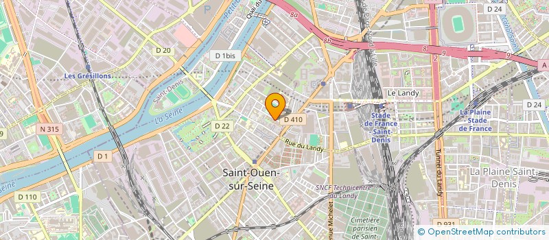 localisation de l'entreprise MONSIEUR DIAKITE SEGA à SAINT-OUEN-SUR-SEINE
