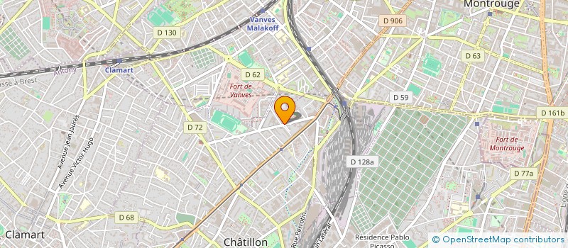 localisation de l'entreprise MONSIEUR DIALLO ALHASSANE à CHATILLON