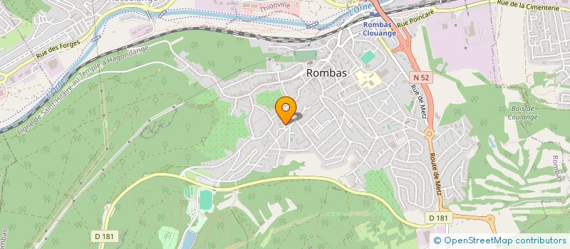 localisation de l'entreprise MONSIEUR DIALLO OUMAR  ROMBAS