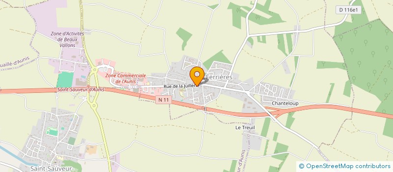 localisation de l'entreprise MONSIEUR DIAMANTINO DA SILVA BRANCO à FERRIERES