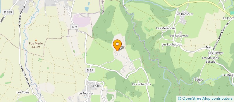 localisation de l'entreprise MONSIEUR DIAMANTINO DE AMORIM DA GLORIA  MONTMORIN