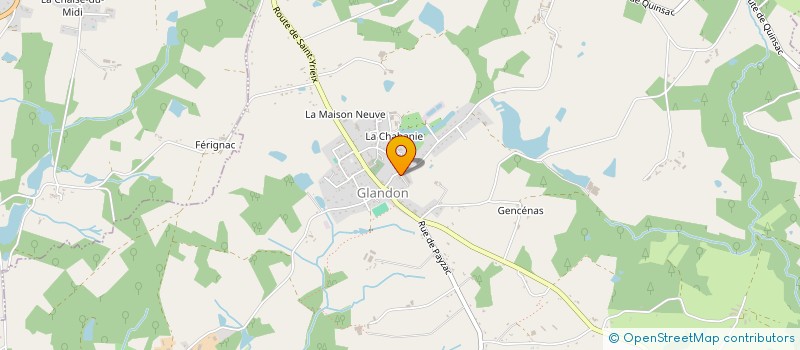 localisation de l'entreprise MONSIEUR DIAMANTINO DOS SANTOS PEREIRA  GLANDON