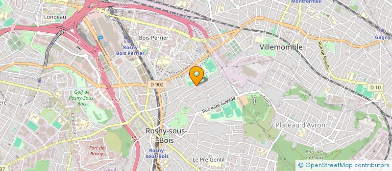 localisation de l'entreprise MONSIEUR DIAMANTINO FERNANDES DE ALMEIDA à ROSNY-SOUS-BOIS
