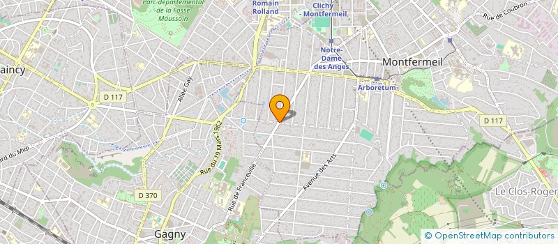 localisation de l'entreprise MONSIEUR DIAMANTINO MALHAO  MONTFERMEIL