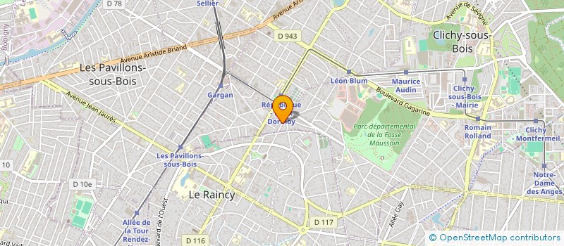 localisation de l'entreprise MONSIEUR DIAMBERE DICKO à CLICHY-SOUS-BOIS