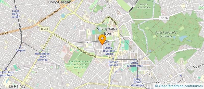 localisation de l'entreprise MONSIEUR DIAMBERE KOITA à CLICHY-SOUS-BOIS