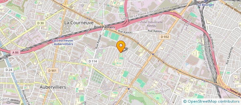 localisation de l'entreprise MONSIEUR DIANGO GARY  AUBERVILLIERS