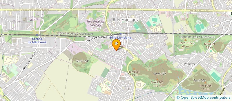 localisation de l'entreprise MONSIEUR DIANISSE HIDOUSHIDOUS à BILLY-MONTIGNY