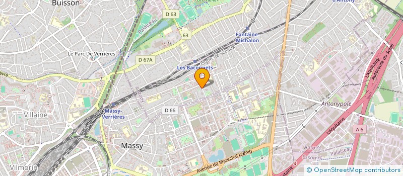 localisation de l'entreprise MONSIEUR DIARANKE TRAORE à ANTONY