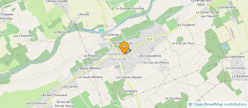 localisation de l'entreprise MONSIEUR DIARMUID DOOLEY  LIGNIERES-DE-TOURAINE