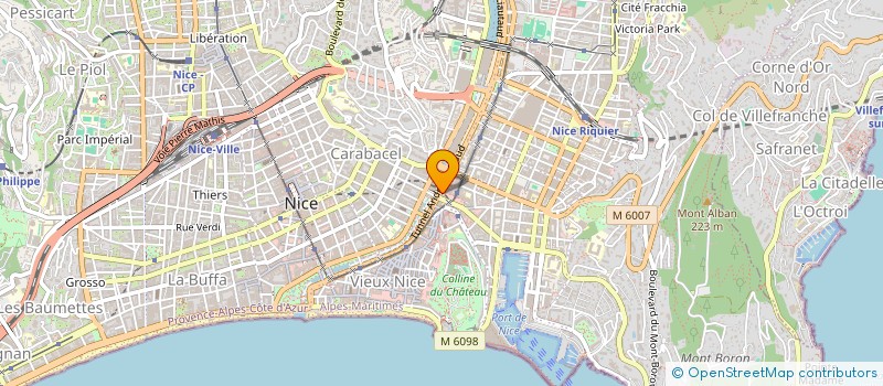 localisation de l'entreprise MONSIEUR DIARRA NAIKETA à NICE