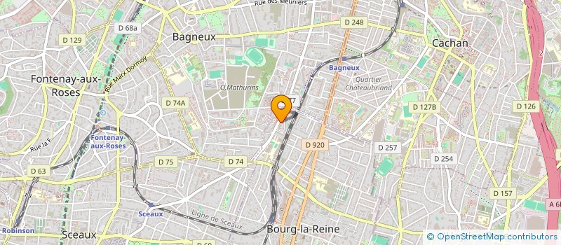 localisation de l'entreprise MONSIEUR DIATROU SAMATE à BOURG-LA-REINE