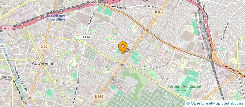 localisation de l'entreprise MONSIEUR DIATTA FABACARY  AUBERVILLIERS