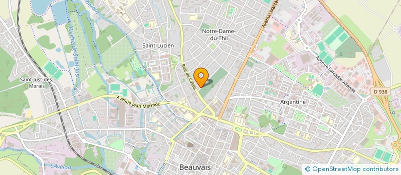 localisation de l'entreprise MONSIEUR DIAWARA AMEDI  BEAUVAIS