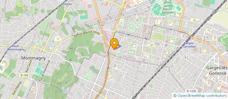 localisation de l'entreprise MONSIEUR DIAWARA YAT  SARCELLES