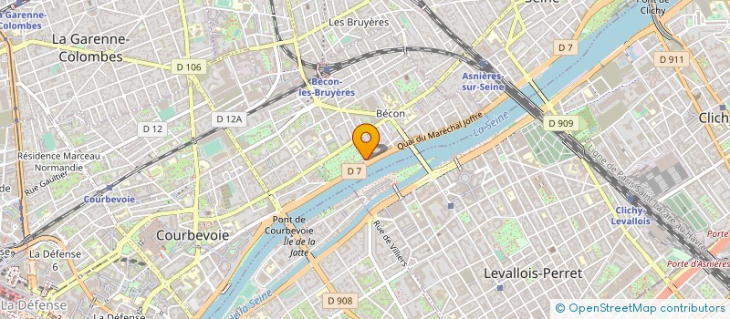 localisation de l'entreprise MONSIEUR DIAWOYE BARADJI à COURBEVOIE