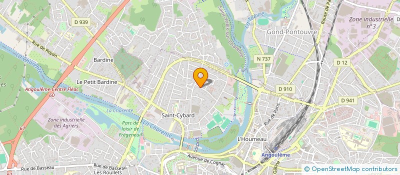 localisation de l'entreprise MONSIEUR DIBIENDJI SCHORB à ANGOULEME