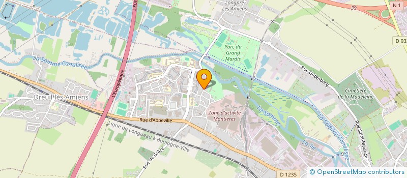 localisation de l'entreprise MONSIEUR DIBOKO MATHA  AMIENS