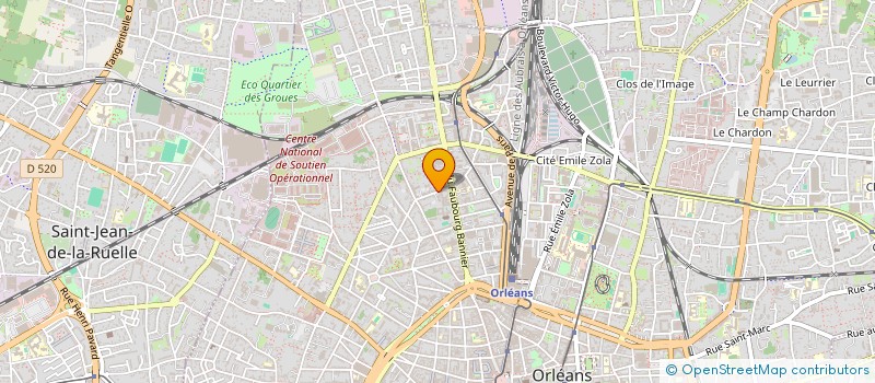 localisation de l'entreprise MONSIEUR DIBY CHRISTOPHE KOUAKOU  ORLEANS