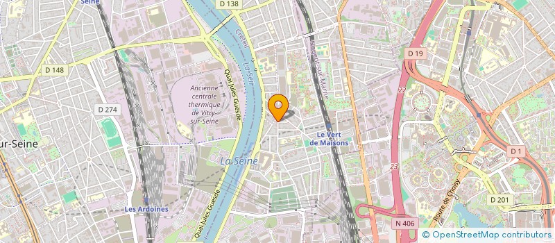 localisation de l'entreprise MONSIEUR DIBYENDU SAHA  ALFORTVILLE