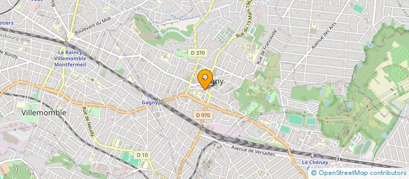 localisation de l'entreprise MONSIEUR DICENEL JOSEPH  GAGNY