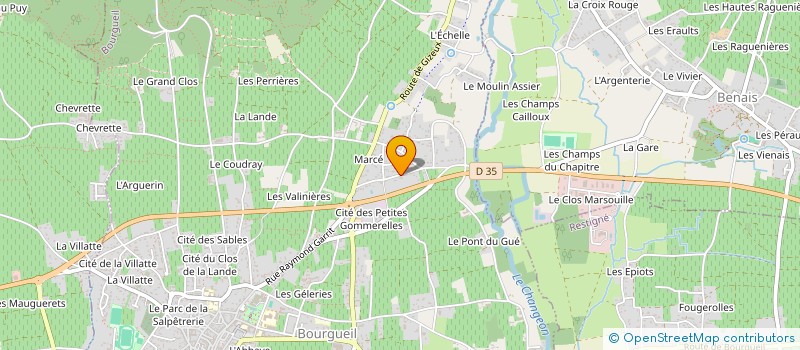 localisation de l'entreprise MONSIEUR DICK MAXIME  BOURGUEIL