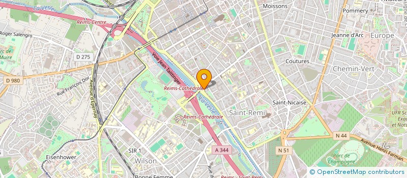 localisation de l'entreprise MONSIEUR DICK PAUL OUKO  REIMS