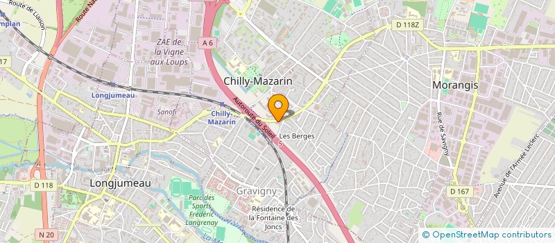 localisation de l'entreprise MONSIEUR DICKO COULIBALY à CHILLY-MAZARIN